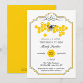 Bride-aan-bijenbridal Shower-uitnodiging Kaart (Voorkant / Achterkant)