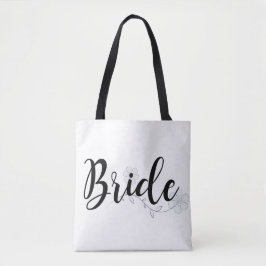  bride, aangepast tote bag