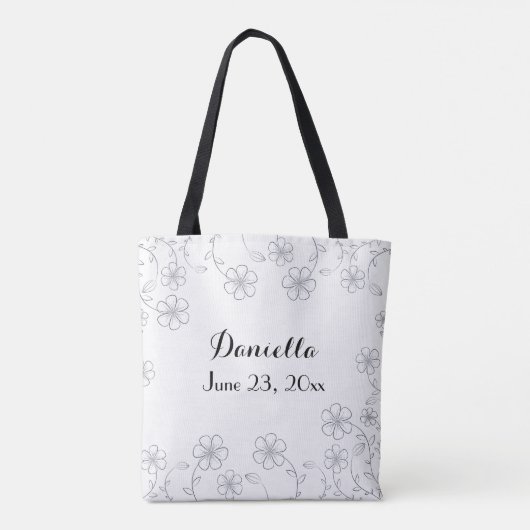  bride, aangepast tote bag (Achterkant)