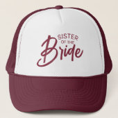 Bride aangepaste tekst trucker pet (Voorkant)