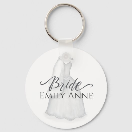 Bride  - Aangepaste Vintage - Prachtige Aangepast Sleutelhanger (Voorkant)