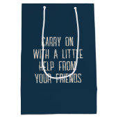 Bride and Groom Divorce Cake Medium Cadeauzakje (Achterkant)