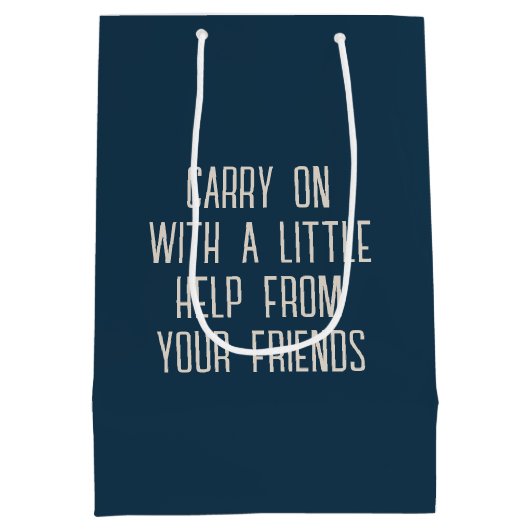 Bride and Groom Divorce Cake Medium Cadeauzakje (Achterkant)