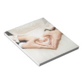 Bride and Groom Holding Hands (bruiloft) (huwelijk Notitieblok (Schuin)