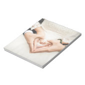 Bride and Groom Holding Hands (bruiloft) (huwelijk Notitieblok (Linkerzijde)