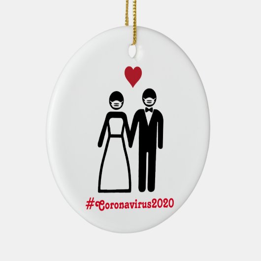 Bride And Groom | Ornament van Coronavirus (Rechts)