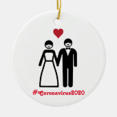 Bride And Groom | Ornament van Coronavirus (Voorkant)