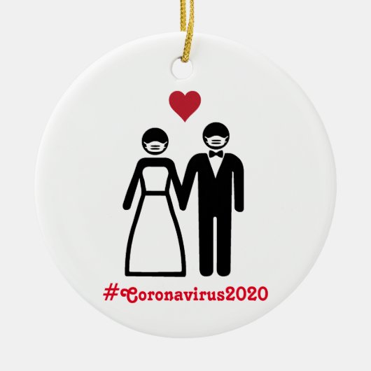 Bride And Groom | Ornament van Coronavirus (Voorkant)