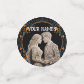 Bride and Groom Personalised Confetti (Kleine voorkant)