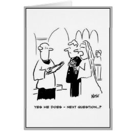 Bride Answers Grooms Vow.