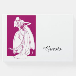 Bride art illustratie gastenboek