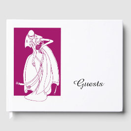 Bride art illustratie gastenboek