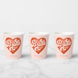 Bride Babe Aangepaste papierkop Papieren Bekers<br><div class="desc">Bride Babe Aangepaste papierkop</div>