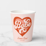 Bride Babe Aangepaste papierkop Papieren Bekers<br><div class="desc">Bride Babe Aangepaste papierkop</div>