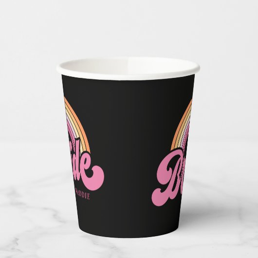 Bride Babe Aangepaste papierkop Papieren Bekers (Links)