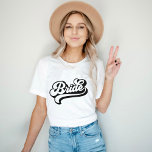Bride Babe Custom Name T-Shirt Bachelorette T-shir<br><div class="desc">Bride Babe Custom Name T-Shirt Bachelorette T-shirt</div>