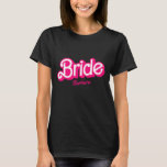 Bride Babe Tribe T-Shirt Bachelorette Retro T-shir<br><div class="desc">Bride Babe T-Shirt Bachelorette Retro Bride T-shirt Vintage Bride om Bride te zijn Maid BrideTribe</div>