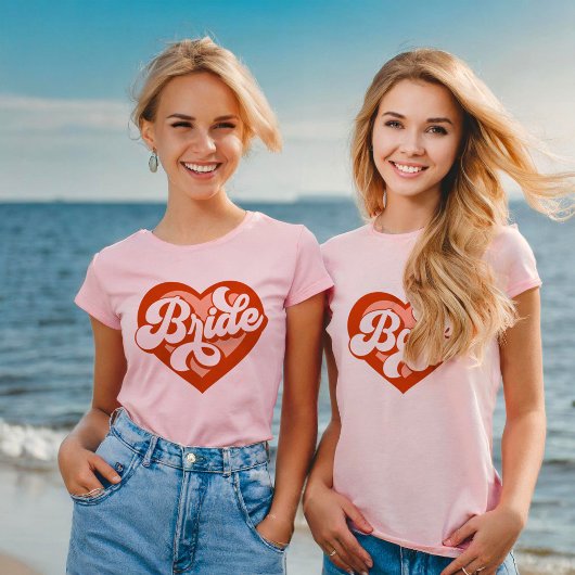 Bride Babe Tribe T-Shirt Bachelorette Retro T-shir