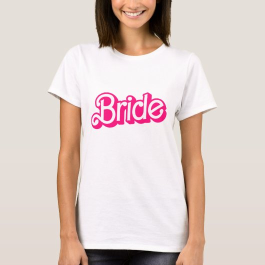 Bride Babe Tribe T-Shirt Bachelorette Retro T-shir (Voorkant)