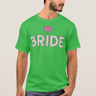 Bride Bachelor Party JGA Gift Wedding diamant T-shirt