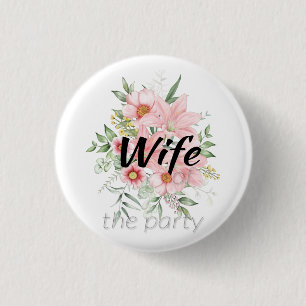 Bride Bachelorette Party Ronde Button 3,2 Cm