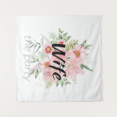 Bride Bachelorette Party Wandkleed (Voorkant (horizontaal))