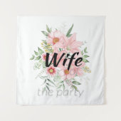 Bride Bachelorette Party Wandkleed (Voorkant)