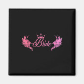 Bride Bachelorette party Wedding Maid of Honor Hen Magneet (Voorkant)