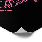 Bride Bachelorette party Wedding Maid of Honor Hen Poster (Hoek)