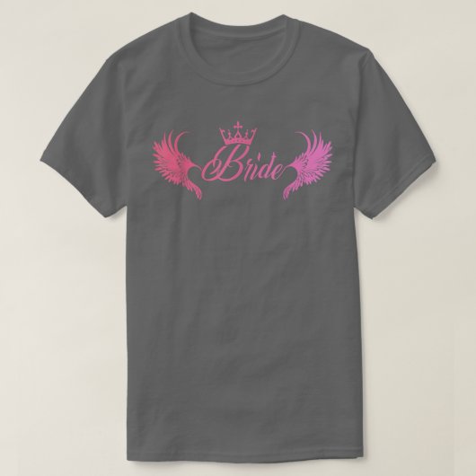 Bride Bachelorette Party Wedding Maid Of Honor Hen T-shirt (Design voorkant)