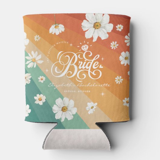 Bride | Bachelorette Weekend Party Personalized Blikjeskoeler (Achterkant)