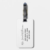 Bride Bagagelabel (Achterkant verticaal)