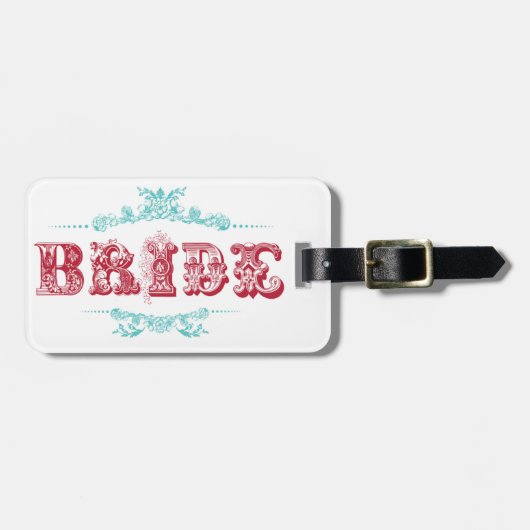 Bride Bagagelabel (Voorkant horizontaal)