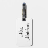 Bride Bagagelabel (Achterkant verticaal)