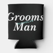 BRIDE BE Mijn Groomsman Weddenschap Bridal Party Blikjeskoeler (Voorkant)