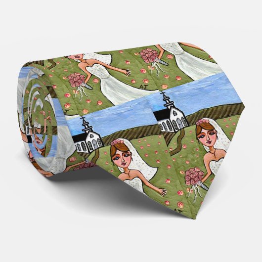 Bride Beauful - stropdas (Opgerold)