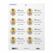 BRIDE bedankt voor je gunst Etiket (Full Sheet)