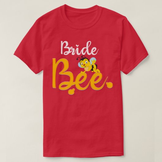Bride bije-T - shirts voor eerste bijendag (Design voorkant)