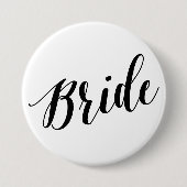 Bride Black Script Button (Voorkant)