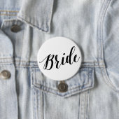 Bride Black Script Button (In situ)