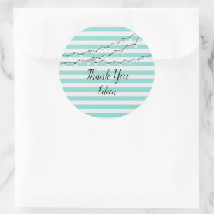 Bride Blauwgroen Blauwe Bridal Brunch Shower Twink Ronde Sticker