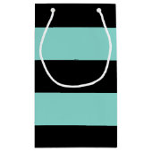 BRIDE Blauwgroen Blue en Black Shower Party Klein Cadeauzakje (Achterkant)