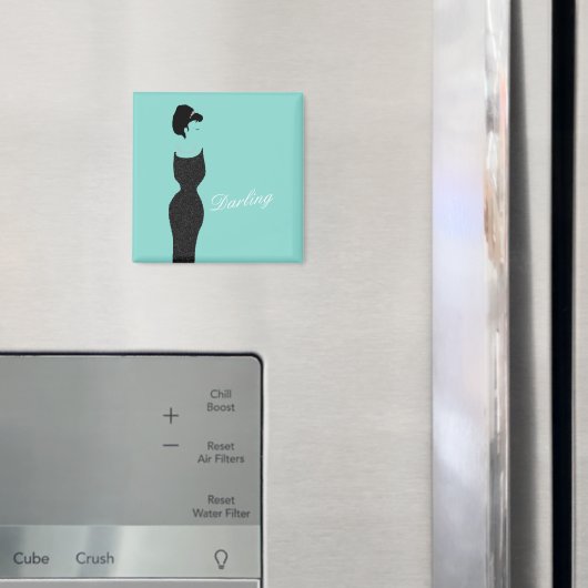 BRIDE Blauwgroen Blue Little Black Dress Shower Pa Magneet (Insitu (Koelkast))