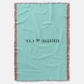 BRIDE Blauwgroen Blue Wedding Bridal Party Room De Deken (Voorkant Verticaal)