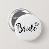 Bride Bling Diamond Ronde Button 5,7 Cm (Voorkant /achterkant)