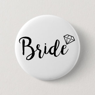 Bride Bling Diamond Ronde Button 5,7 Cm