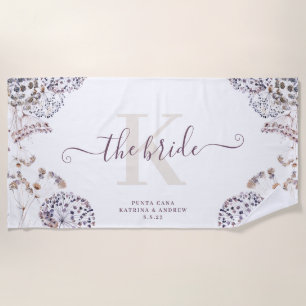 Bride Boho Beach Towel Strandlaken