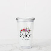 Bride Bouquet Acryl Drinkbeker (Voorkant)