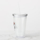 Bride Bouquet Acryl Drinkbeker (Links)