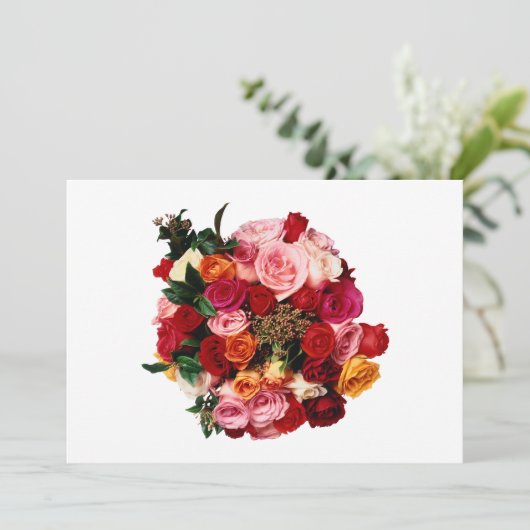 Bride Bouquet Bedankkaart (Staand voorkant)